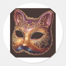 Maske Runde Sticker