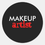 Maskenbildner Runde Sticker