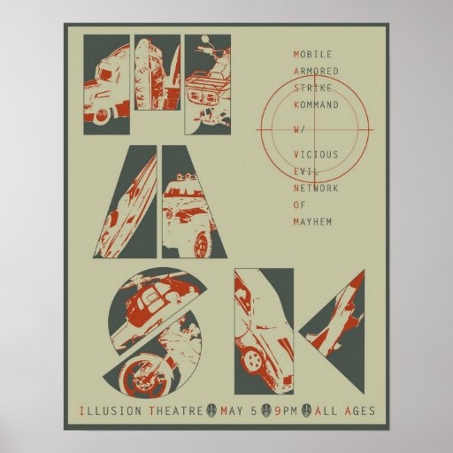 Maskenkonzertplakat #3