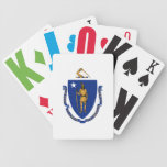 Massachusetts-Staats-Flaggen-Spielkarten spielkarten