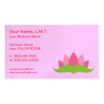 Massage-Therapie-Lotus-Logo-Visitenkarten
