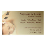 Massage-Therapie-Visitenkarte