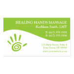 Massage-Therapie-Visitenkarten
