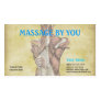 Massagetherapeut-Visitenkarteschablone visitenkarten