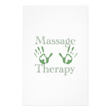 Massagetherapie-Handdrucke Individuelles Büropapier