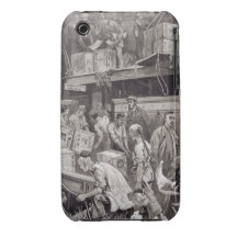 Masse an Bord eines Tee-Schiffs im London brechend iPhone 3 Cover