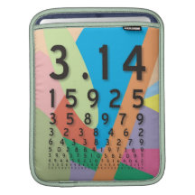 Mathe: die bunte mathematische Konstante von PU Sleeve Für iPads
