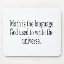 Mathe - die Sprache des Gottes Mousepads