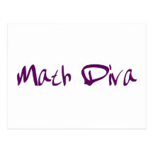 Mathe-Diva Postkarten