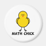 Mathe-Küken Kühlschrankmagnet