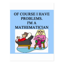 MATHE-Psychologiewitz Postkarte