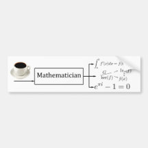 Mathematikermaschine Auto Sticker