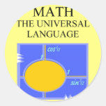 Mathematikregeln Runde Sticker