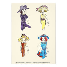 Matisse Puppen-Moden, Einladungs-Karte 1