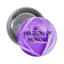 MATRONE DER EHRE - Lavendel-Rosenknopf Button