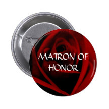 MATRONE DER EHRE - Scarlet-Rosenknopf Buttons