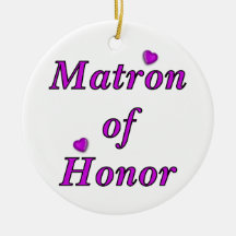 Matrone der Ehreneinfach Liebe Weihnachtsbaum Ornament