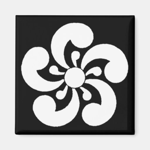 Matsuya japanisches heraldisches Wappen Kühlschrankmagnet