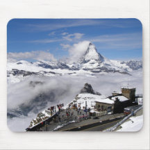 Matterhorn-Berg und Gornergrat Station Mauspad