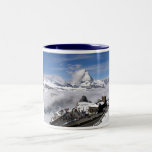 Matterhorn-Berg und Gornergrat Station Kaffeehaferl