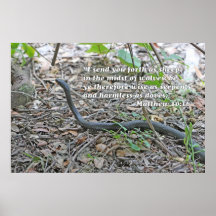 Matthew-10:16 Schrifts-Plakat