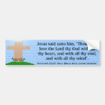 Matthew-22:37 heilige Bibel-König James Version Auto Aufkleber