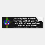 Matthew-22:37 heilige Bibel-neue internationale Ve Auto Sticker