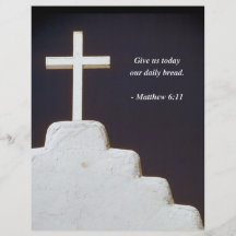 MATTHEW-6:11 Bibel-Vers Flyer
