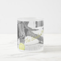 Mattierter Becher des Standardpudels Kaffeehaferl