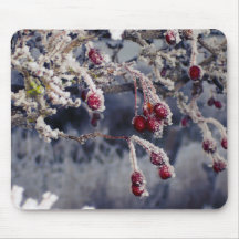 Mattiertes Beeren mousemat Mauspad