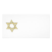 Matzoh-Davidsstern Individuelle Photo Karten