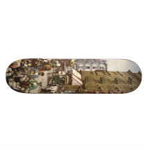 Maulbeerstraßenmarkt- New York City 1900 Individuelle Skateboarddecks