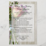 Maurer-Glas w/Rose und Wildblumen Flyer