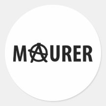 Maurer-Ikone Runde Aufkleber