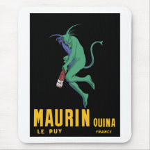 Maurin Quina - Cappiello 1906 - Wermut Apertif Mauspads