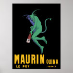Maurin Quina Wermut-französisches Werbungs-Plakat