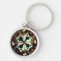 Maurisches Fliese keychain Schlüsselbänder