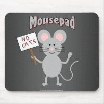Maus auf einem mousepad
