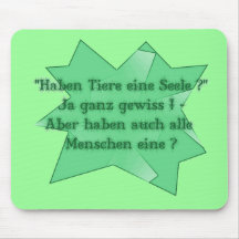 Mauspad "Haben Tiere eine Seele?"