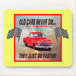 Mausunterlage mit "alten Autos sterben nie!" Entwu Mousepads