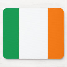 Mausunterlage mit Flagge von Irland Mauspads