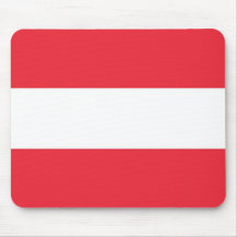 Mausunterlage mit Flagge von Österreich Mousepads