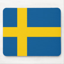 Mausunterlage mit Flagge von Schweden Mauspads