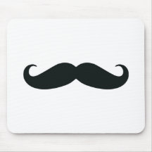 Mausunterlage - Schnurrbart Mousepads