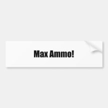 Maximale Munition! Auto Sticker