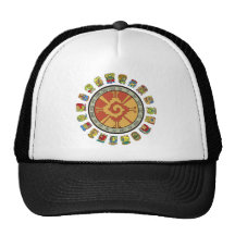 Mayakalender-Entwurf Retrokult Cap
