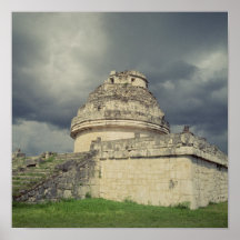 Mayaobservatorium EL Caracol Posterdruck