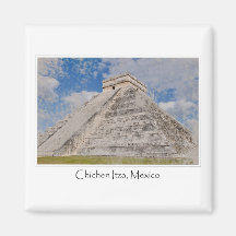 Mayatempel Mexikos Chichen Itza Kühlschrankmagnete