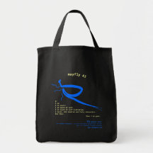 Mayfly AI [dunkel] Tragetasche