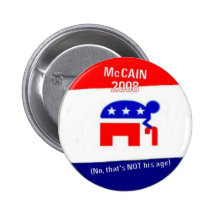 McCain 2008 Knopf Button